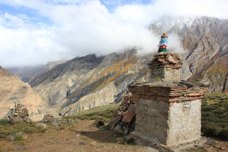 Charten, high above the Limi Valley