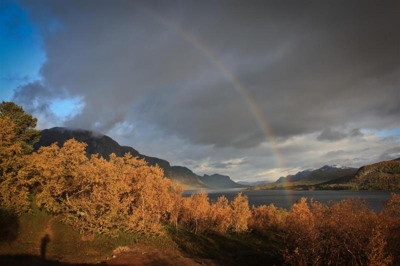 September. Self portrait. Suorvajaure. Stora Sjöfallet. Laponia. Sweden.